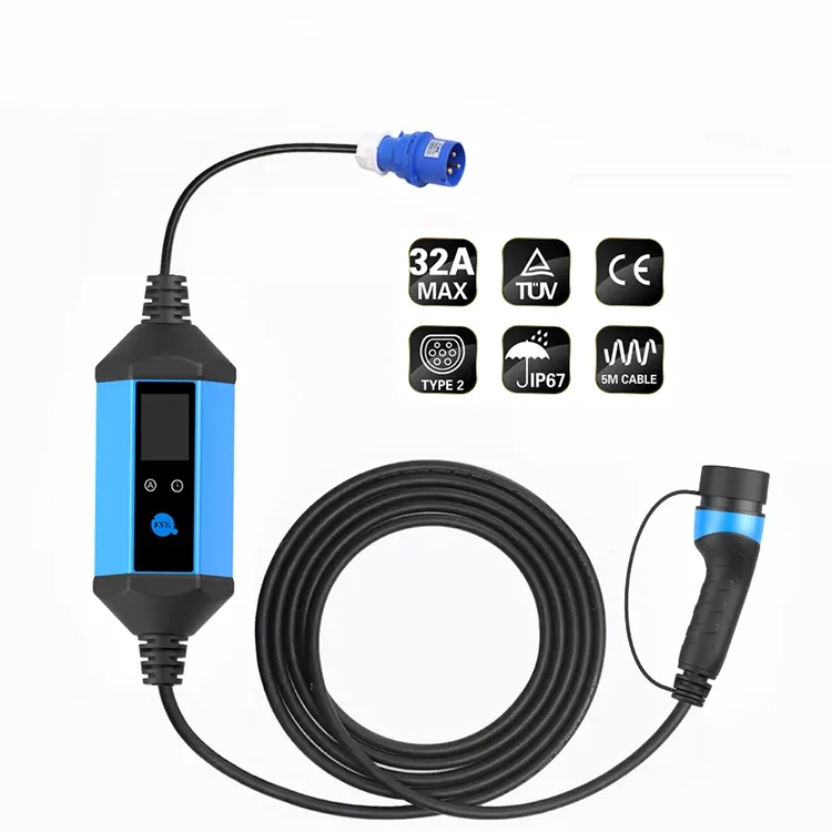 China Wholesale Home IP55 Fast Electric Car Type 2 EV Charger Station