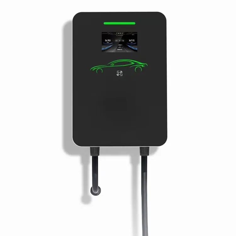 Wholesale Ocpp Type 2 Commercial 7kw Electric Car Cable EV Charger Wallbox Station