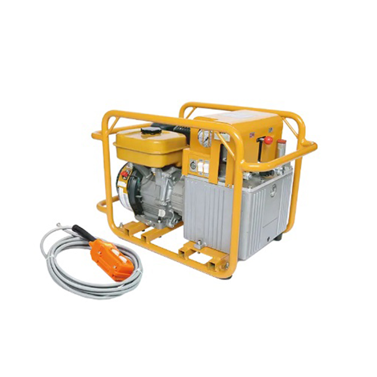 HPG-700MX High Pressure Remote Control Double Acting Gasoline Engine Driven Hydraulic Pump
